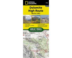 Dolomite High Route (Alta Via 1) Map