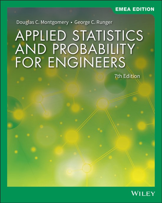 Applied Statistics and Probability for Engineers - cover