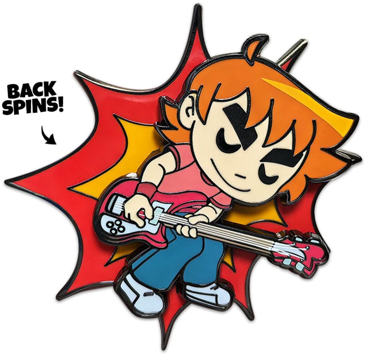 Youtooz Scott Pilgrim Pin Badge Scott Playing Guitar 5 cm Pins & Brooches