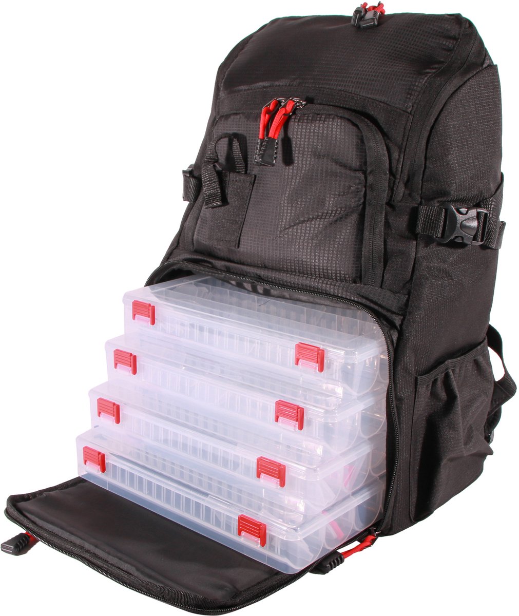 Ultimate Ultra Backpack Incl. 4 Tackleboxes - Visrugtas