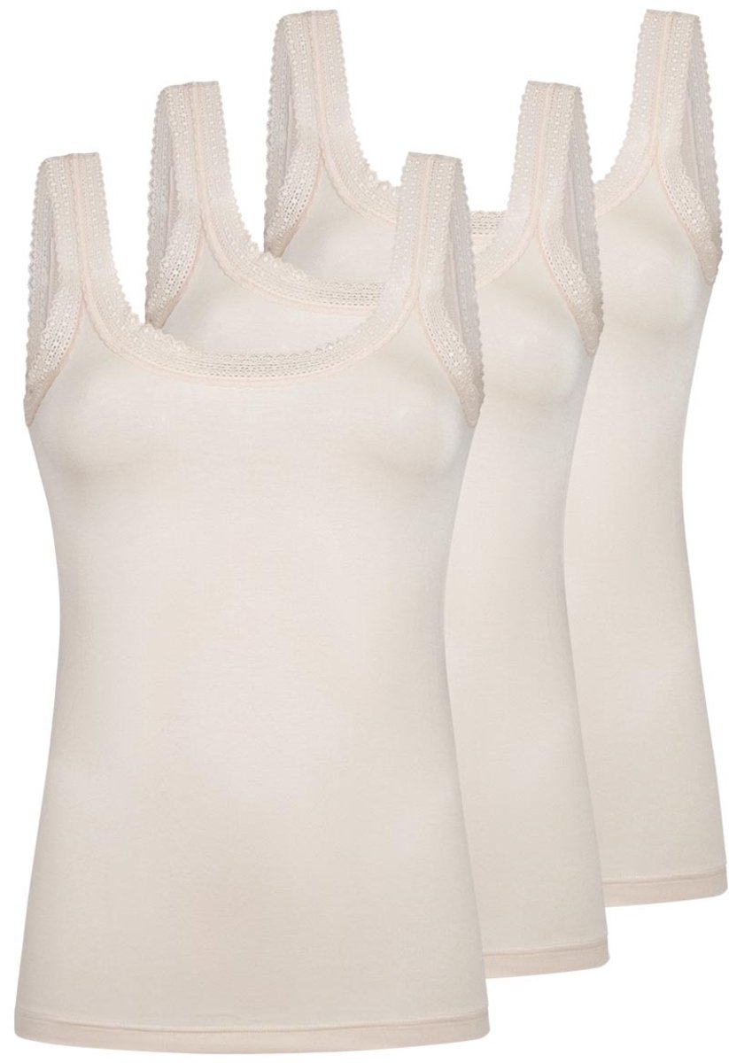 Mey Dames onderhemd 3 pack Modal Lace