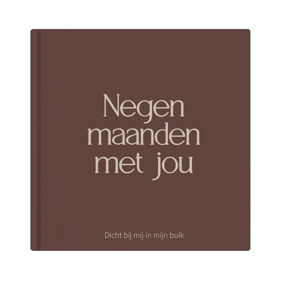 Writemoments Negen maanden met jou - Zwangerschapsdagboek - Bruin