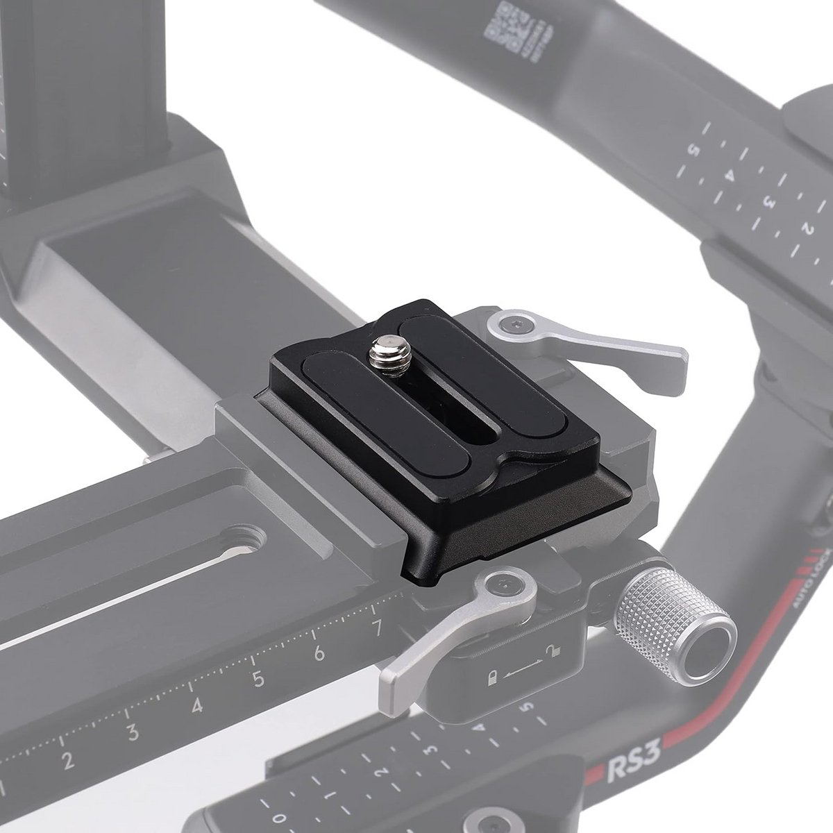Snelkoppelingsplaat - QR Plaat - Camera Stabilisatie - Arca-Swiss Compatibel - 12.7 x 7.8 cm