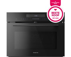 Inventum IMC4535GT - Inbouw combi-oven - Hetelucht - Magnetron - Grill - 50 liter - 45 cm hoog - Tot 250 graden - Zwart - Beste Koop Maart 2026