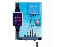 POOLTRONICS Automatisch Zoutelectrolyse pH Dosering Systeem met WIFI – Zwembad Waterbehandeling met zoutwater 10g/u – Gezonder Chloor Alternatief – Voor Inbouw & Opzet Zwembad tot 50m³ – Voorgemonteerd Met Flow Switch