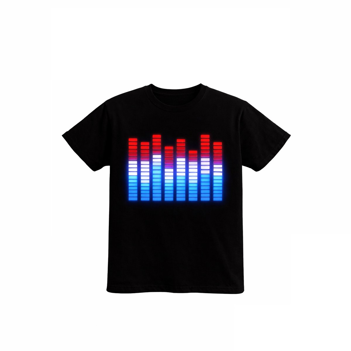 LED - T-shirt - Equalizer - Zwart - Holland - L - WK Voetbal