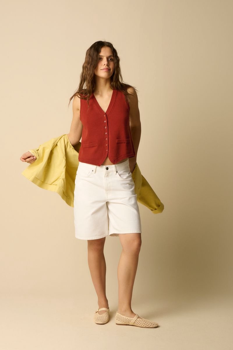 Sissy-Boy - Witte denim short