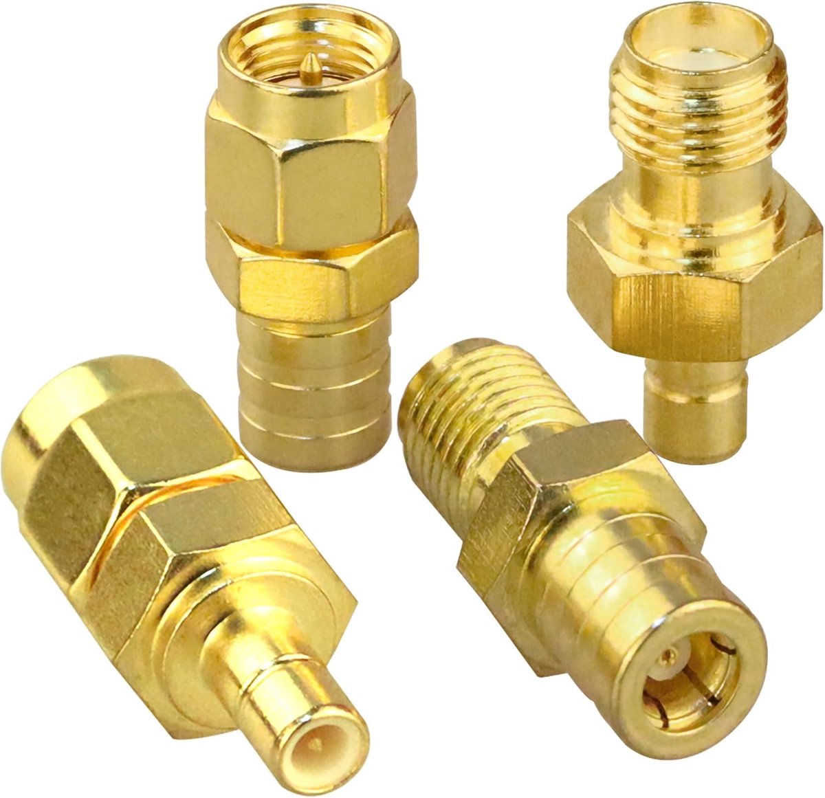 Connector Adapter Set - SMA SMB - Signaaloverdracht - 4 Types Inclusief - 8x6x1 cm