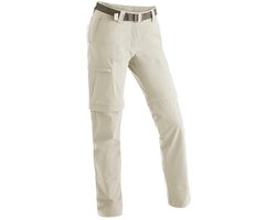 Maier Sports Inara Slim Zip Broek Beige 34 / Short Vrouw
