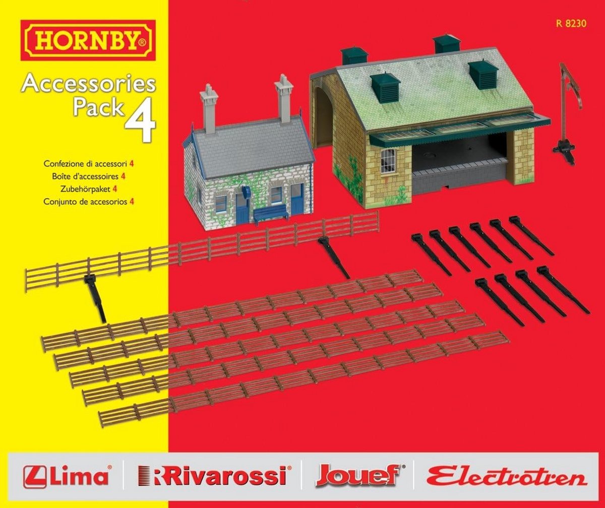Bouwuitbreidingspakket - Treinbaan Accessoires - Modelspoor Uitbreiden - Schaal 0 Precisie - Standaard Maat - Grijs