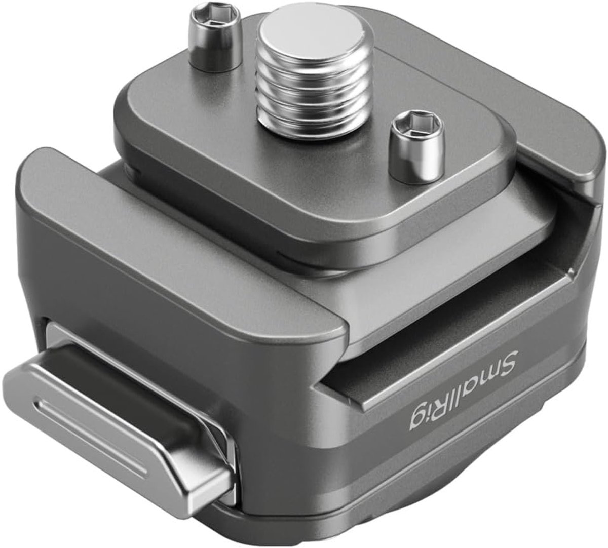 Universele Snelkoppeling - QR Montageplaat - Camera Stabilisatie - Dubbel-Richting NATO Rail - 3 x 2.7 x 2.4 cm - Zwart
