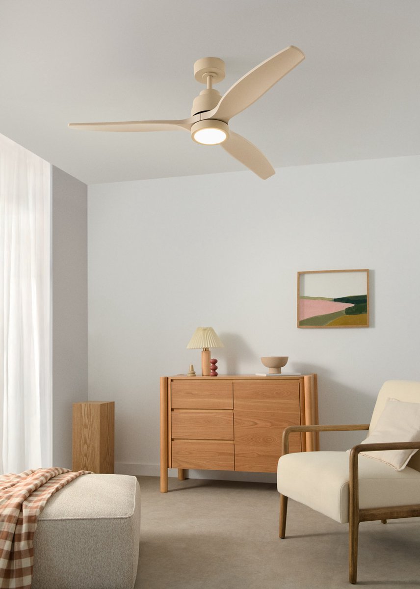 CREATE - Stille plafondventilator van 40 W met technische ABS-bladen, verkrijgbaar in verschillende maten - M - Met licht - WIFI - WIND STYLANCE – foto 4