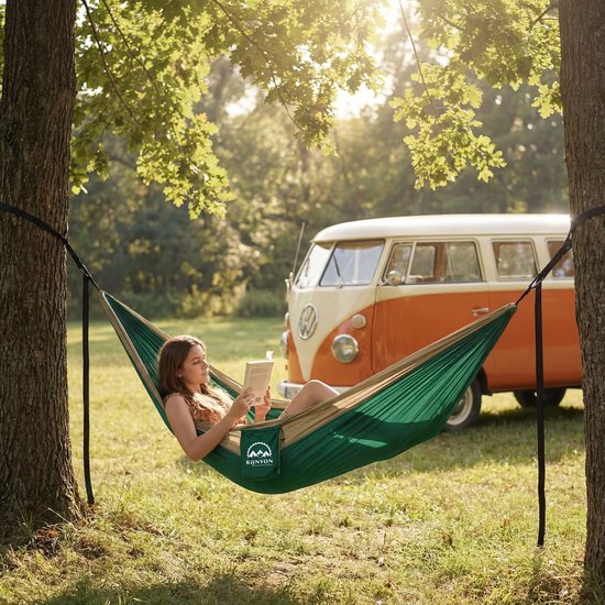 COVACURE Outdoor Hangmat met Muggennet – Draagvermogen van 200 kg voor 2 Personen, 270 x 140 cm, Ultralicht, Ideaal voor Camping, Tuin, Survival en Wandelen COVACURE Outdoor Hangmat met Muggennet – Draagvermogen van 200 kg voor 2 Personen, 270 x 140 cm, Ultralicht, Ideaal voor Camping, Tuin, Survival en Wandelen