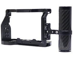 Geschikt voor 1/4 "& 3/8" Draad Side Top Handgreep Camera Cage Rig voor Geschikt voor Sony Alpha 7C A7C