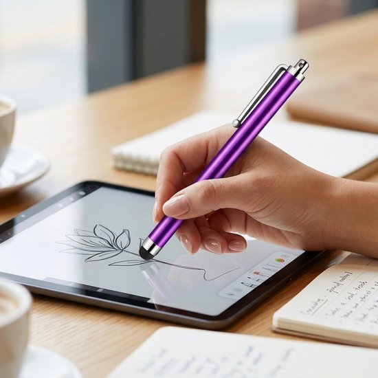 10st Abiarst Universele Stylus Pennen met Hoge Precisie voor Touchscreens, Compatibel met Apple iPad Air 2, iPhone, Samsung Galaxy en Andere Capacitieve Apparaten - Geen Batterij of Elektronica Nodig — afbeelding 4