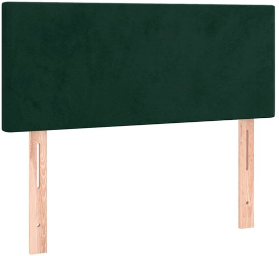 vidaXL-Boxspring-met-matras-fluweel-donkergroen-120x200-cm