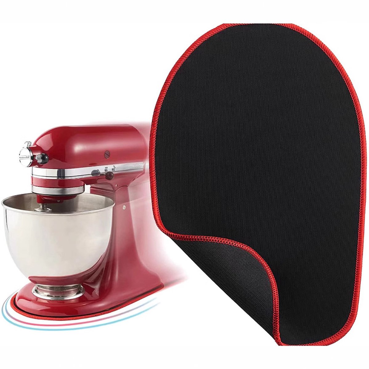 Geschikt voor KitchenAid staande mixers - Schuifmatten/antislipmatten (6,5L-8L)