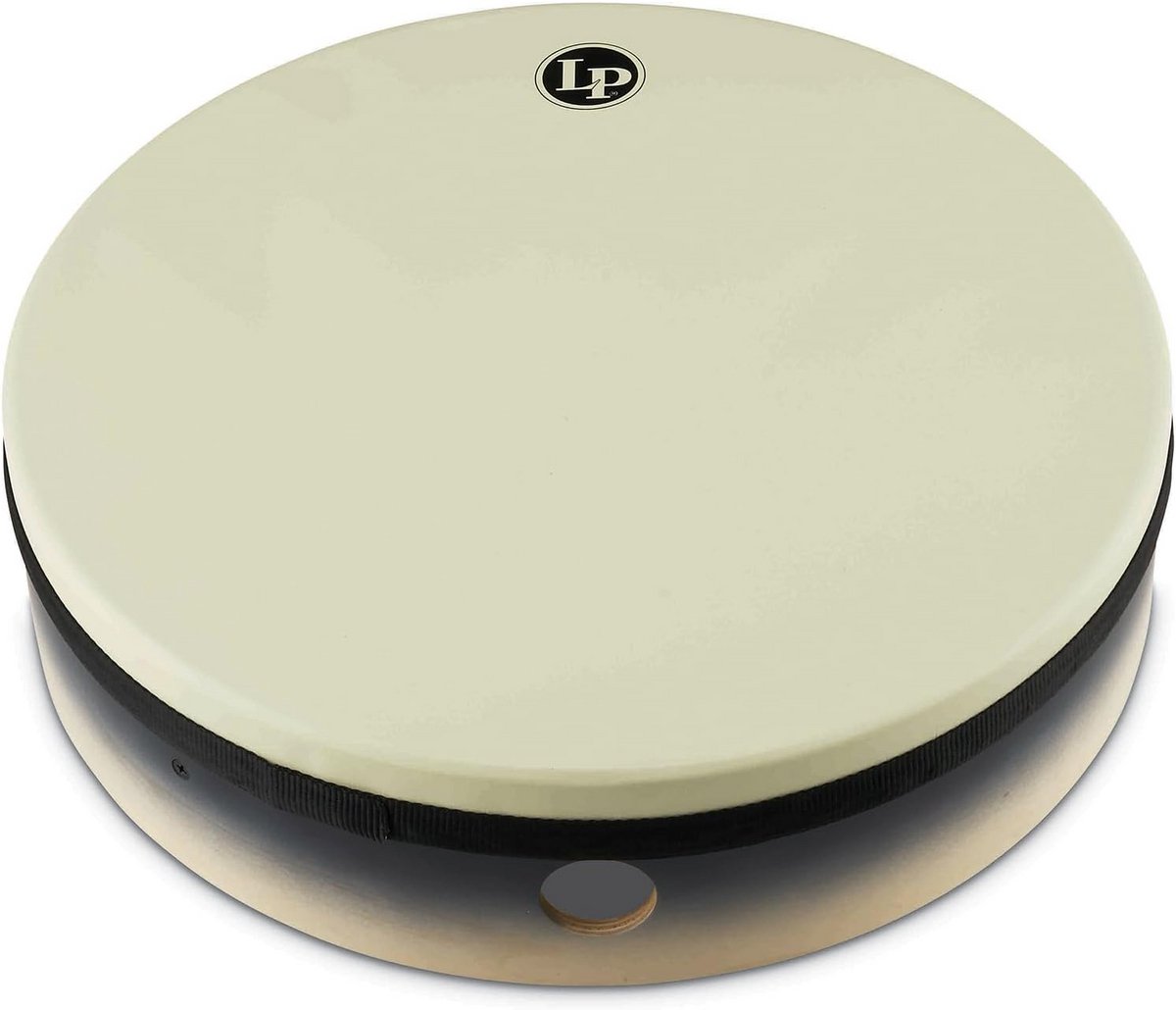 Frame Drum - Percussie Instrument - Muziek Maken - Stelbare Klank - 16x4 Inch - Zwart Naturel