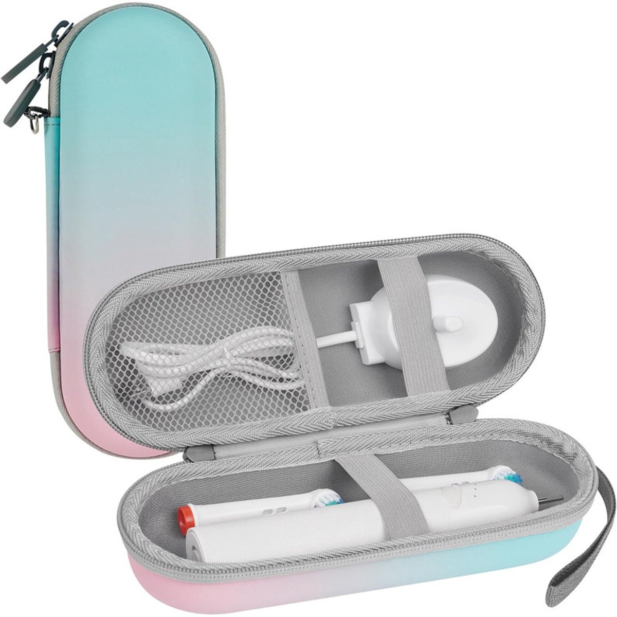 Luxe Reisetui Elektrische Tandenborstel - Tandenborstel Koker Geschikt Voor PHILIPS - Tandenborstel opbergdoos geschikt voor Oral B - Waterdicht - Gradiëntkleuren