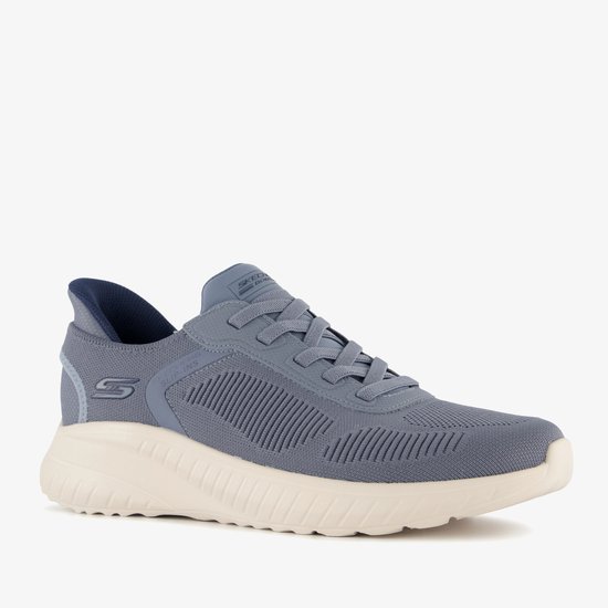 Skechers Bobs Squad sneakers hommes bleu - Taille 45 - Extra confort - Memory Foam