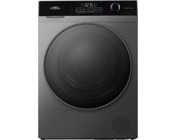 Everglades EVHP9066CG - Warmtepompdroger - Titanium Gray - C-Klasse - 9KG - 15 Programma's - 5 Jaar Garantie