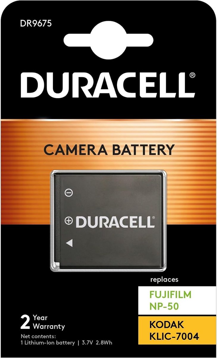 Camera Accu - Reserve Batterij - Foto's Maken - Lithium-Ion Technologie - 3.5 x 0.7 x 4 cm