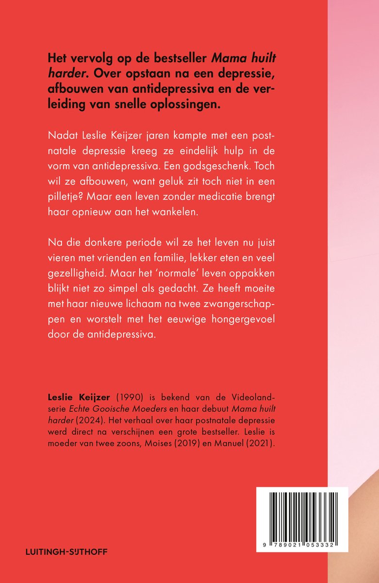Mama pakt door - back cover