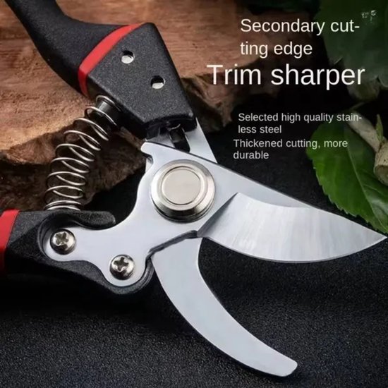 Professionele Snoeischaar met Rolmechanisme - Knipdiameter 26 mm - Ergonomisch 30° Design - SK5 Staal - 20 cm van Merkloos	 — afbeelding 3