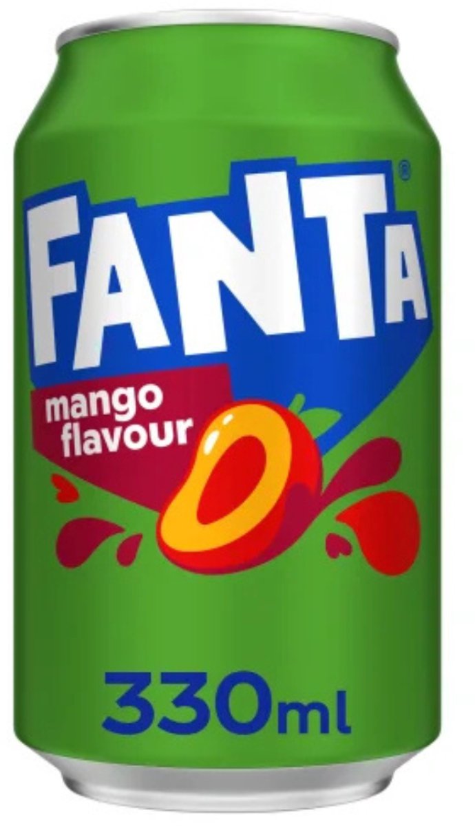 Fanta - Mango Frisdrank - 24 x 0,33 Liter Blik