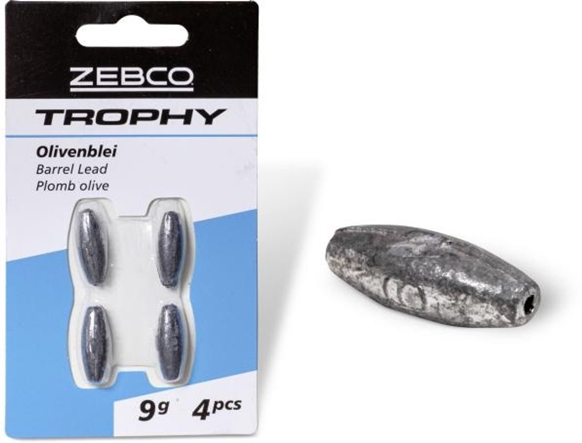 Zebco Trophy Barrel Lead - Maat : 30g (3 pcs)