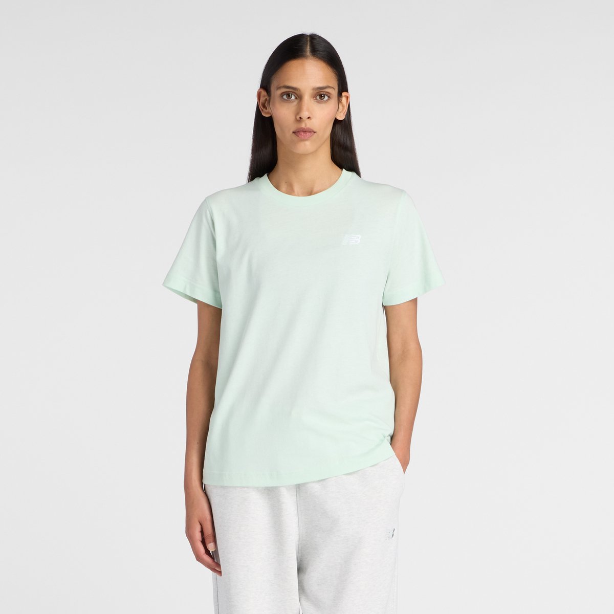 New Balance Sport Essentials Jersey T-Shirt Dames T-shirt Cosmic Jade