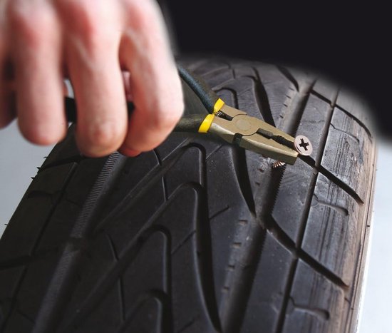 Reparatieset Banden - Tubeless Kit - Zelf Banden Plakken - Compleet 7-delig - Compacte Koffer van Merkloos — afbeelding 2