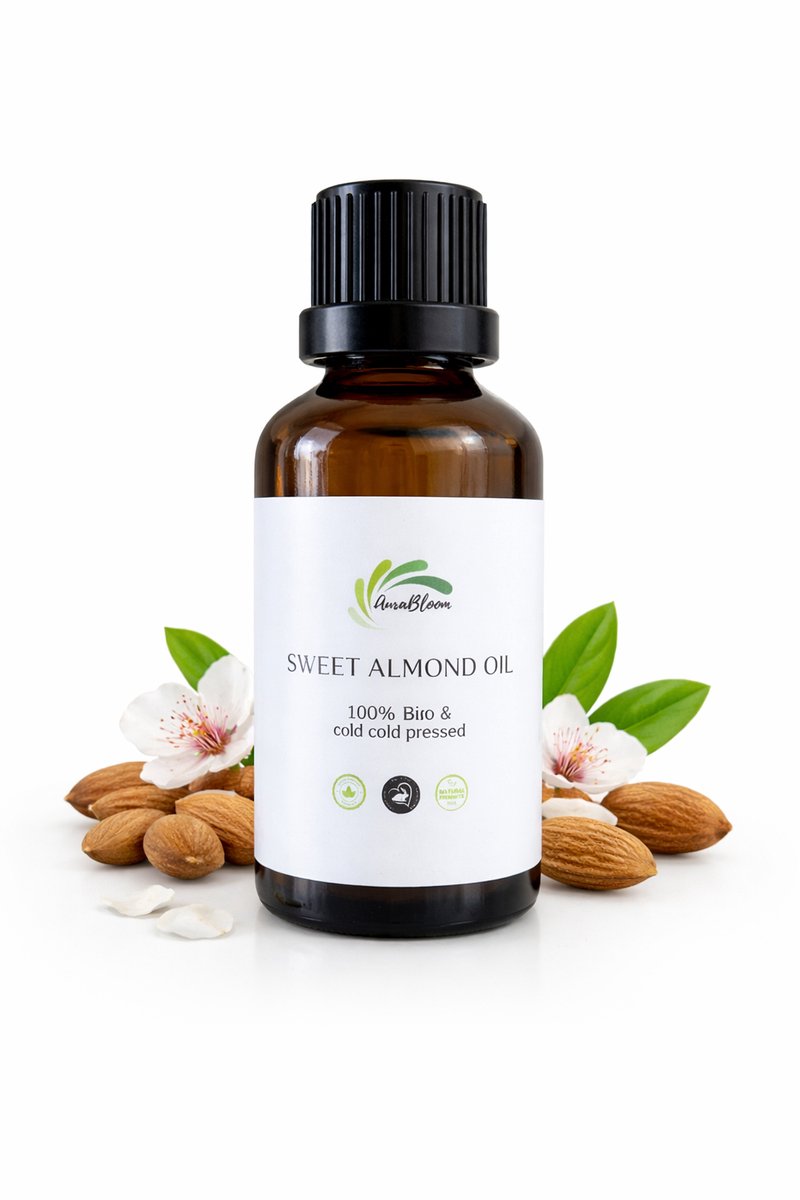 Bio & koudgeperst Zoete Amandelolie 100ml