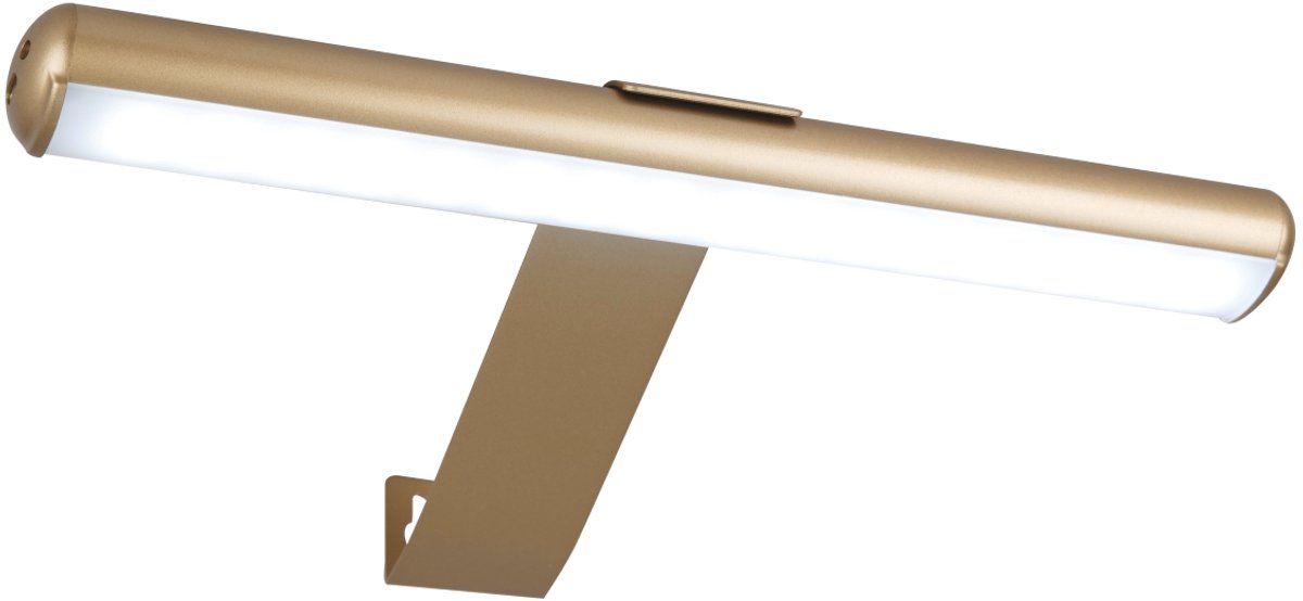 STAS solis – draadloze schilderijverlichting (muurbevestiging) - Draadloze Wandlamp - Draadloze Schilderijverlichting Oplaadbaar - Dimbaar LED - Goud