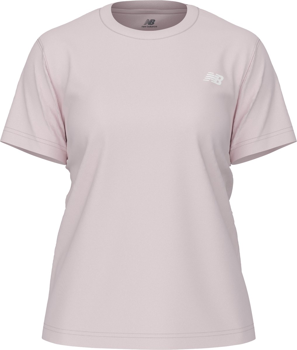 New Balance Sport Essentials Jersey T-Shirt Dames T-shirt SALT Roze