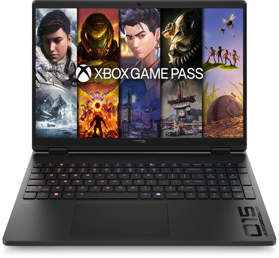 HyperX OMEN 15‑ga0070nd - Gaming Laptop - 15.3 inch 2.5K - RTX 5060 - Intel Core i7‑14650HX - 24 GB RAM - 512 GB SSD