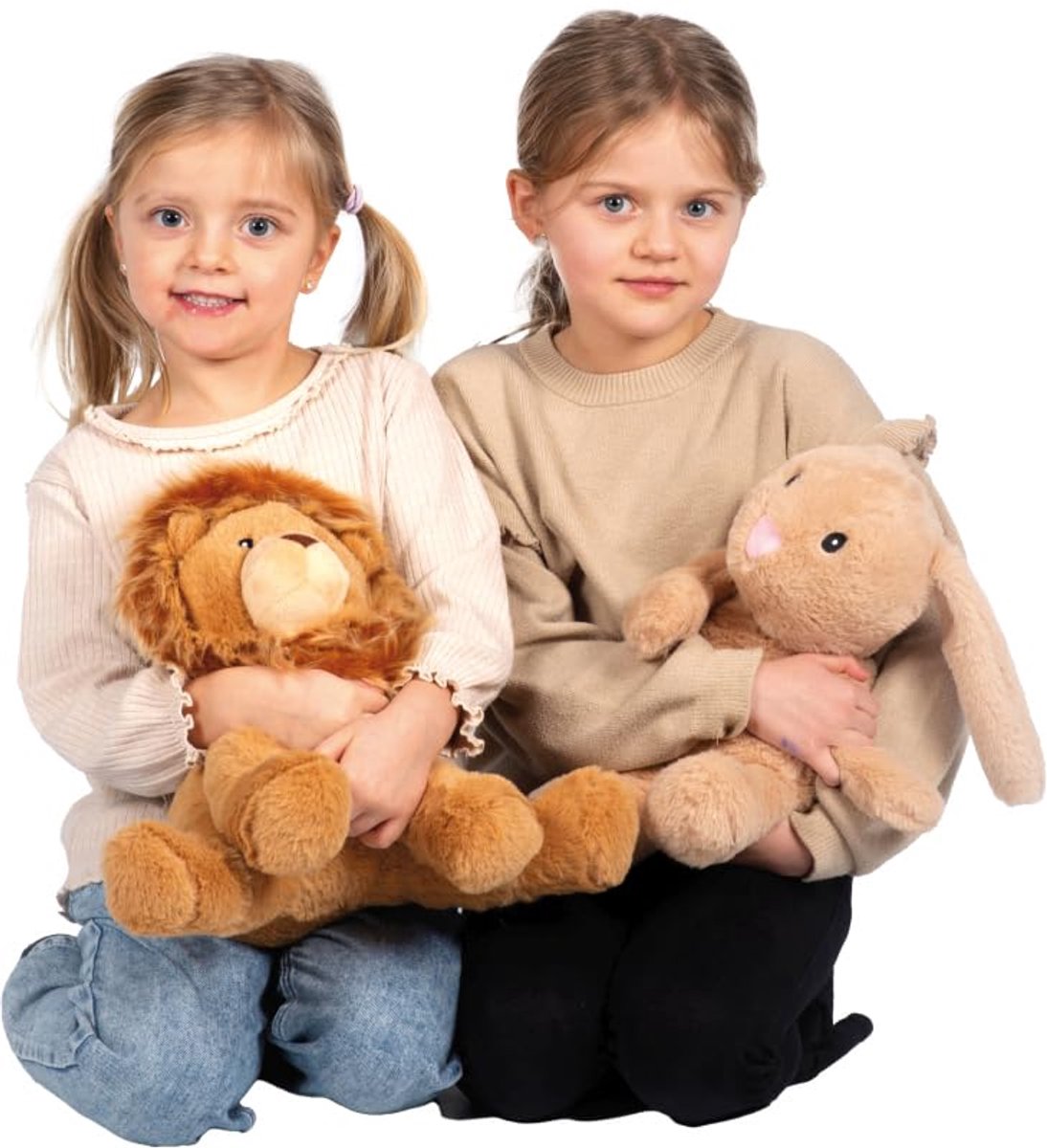 Eduplay knuffel leeuw Lenny verzwaard speelgoed 1.3 kg sensorisch.
