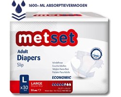 Luiers Voor Volwassenen-Waterdicht-(110-150 cm)Groot-30 Stuks- Dag en Nacht voor Gebruik-Groot Diapers-Day&Night For Use-Large–Pampers Volwassenen,Luiers Volwassenen Incontinentie,Wegwerpluiers voor Matige tot Zware Incontinentie –, Nachtluiers