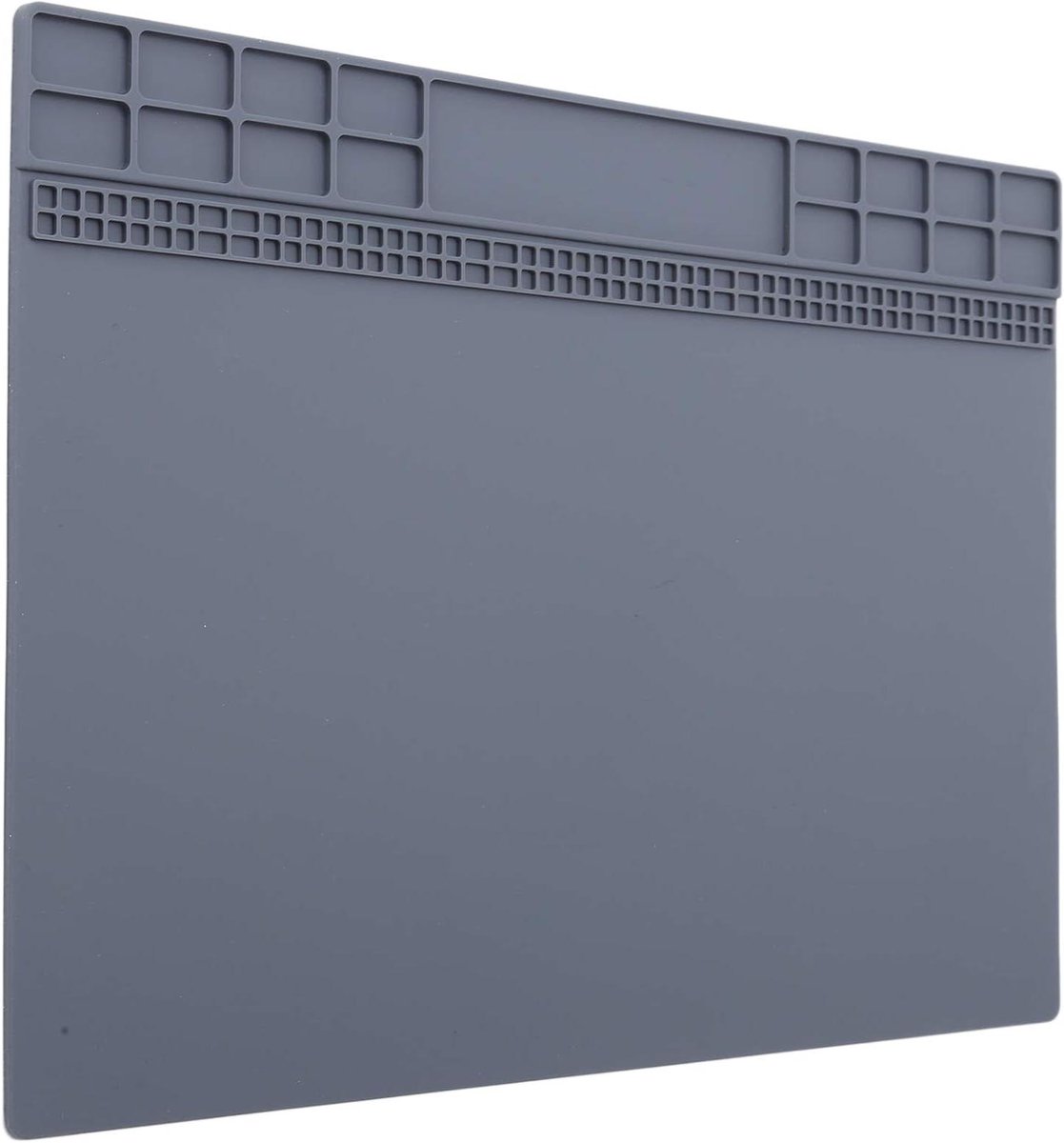 Rubber mat non-slip - Tafel pad - Horlogemaker onderhoud - Siliconen pad - Horloge reparatie - Horlogemaker schoonmaak accessoire - Geschikt voor horlogemakers - Grijs