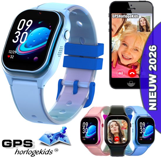 Smartwatch voor kinderen met locatiefunctie (alleen iOS), Fitness Smartwatch voor kinderen met locatiefunctie (alleen iOS), Fitness
