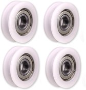 feedal 2 stks 46mm U Groove Nylon Kogellager Gids Katrol Wiel Roller Katrollen voor Lifting voor 6, 8,10mm Touw, 608zz Lager katrol wielen feedal 2 stks 46mm U Groove Nylon Kogellager Gids Katrol Wiel Roller Katrollen voor Lifting voor 6, 8,10mm Touw, 608zz Lager katrol wielen