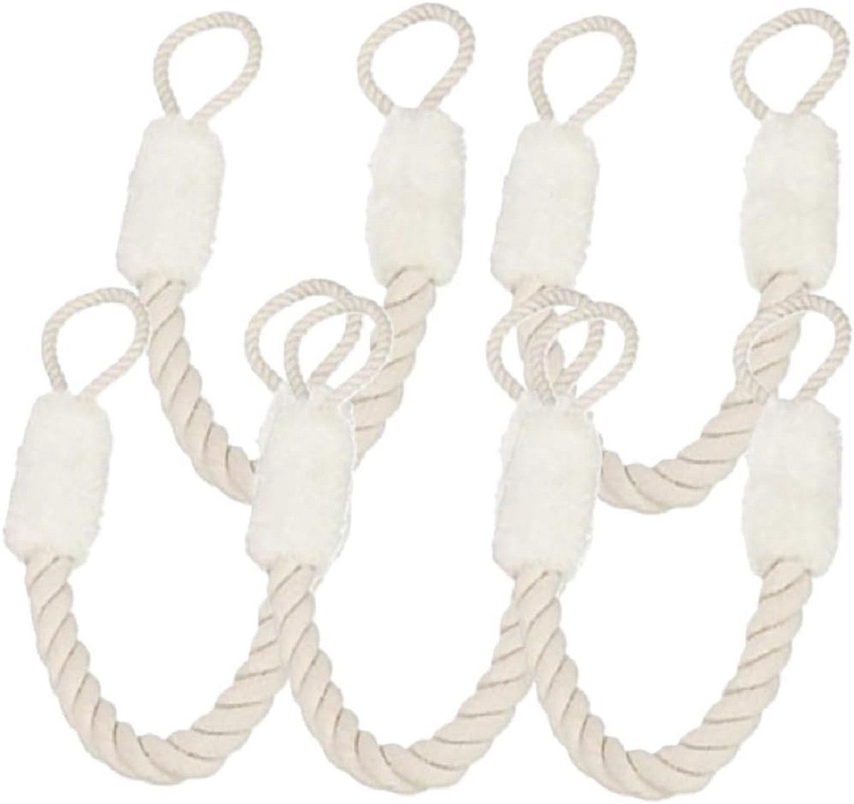 5x Deurstopper Touw Buffer voor Vingers en Huisdieren - Bescherming Tegen Dichtslaande Deuren