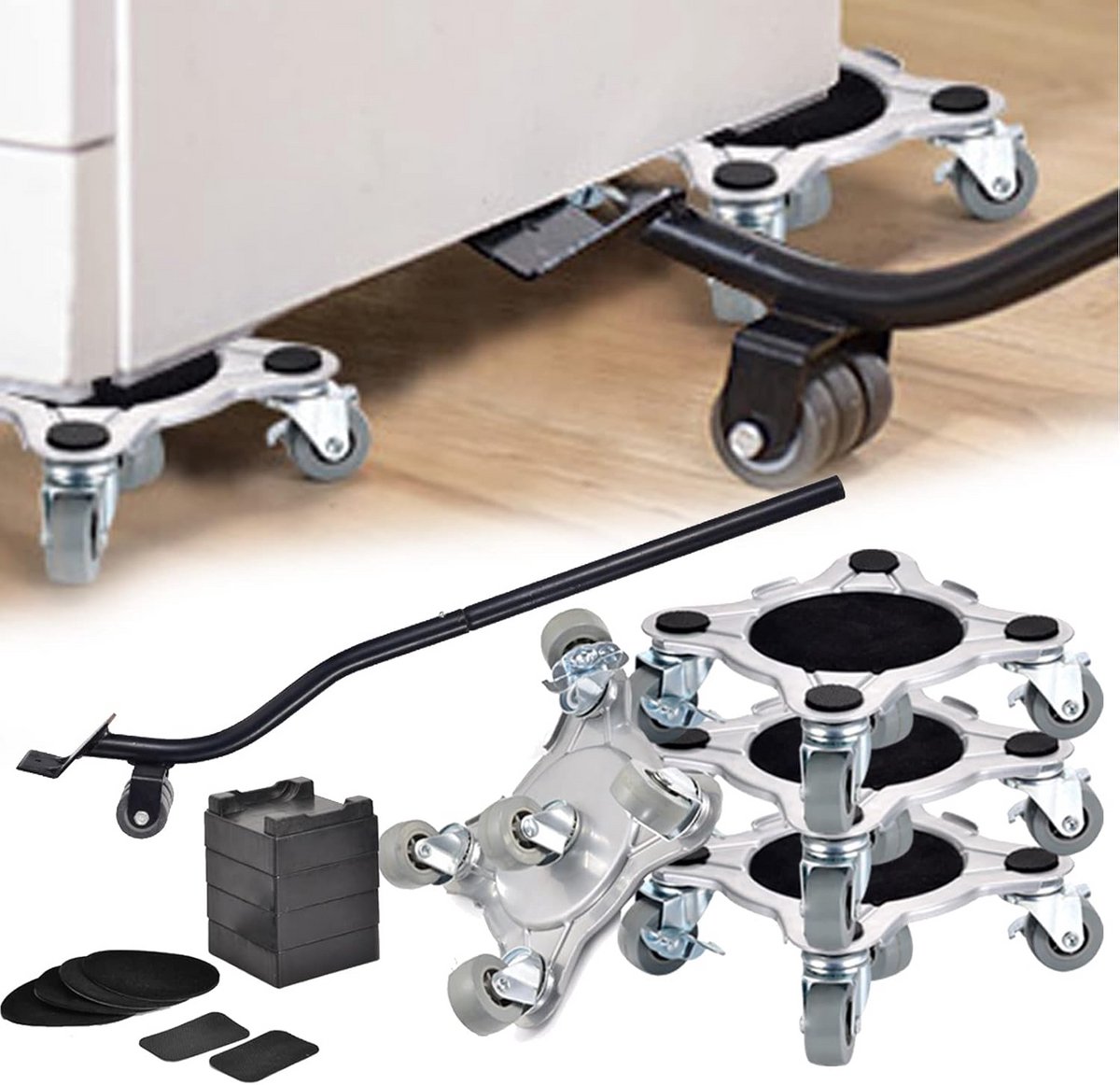 Zware Meubeltransporter Set met Hoge Laadcapaciteit en Antislip