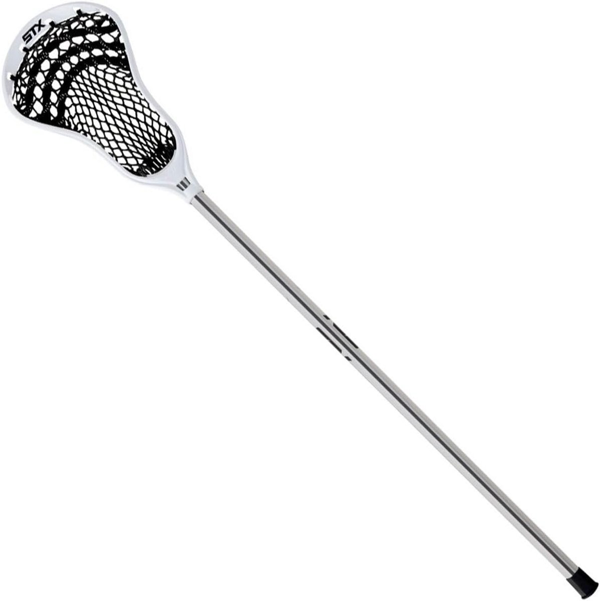 STX Hengst 50 Complete Lacrosse Stick voor Jeugd – Platinum/Wit, 30 inch