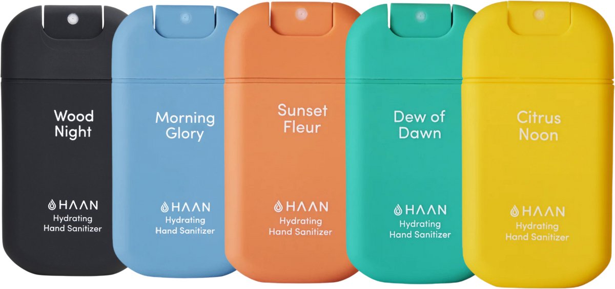 HAAN 5-Pack Mix Handspray Handverzorging Navulbaar 5x 30ml