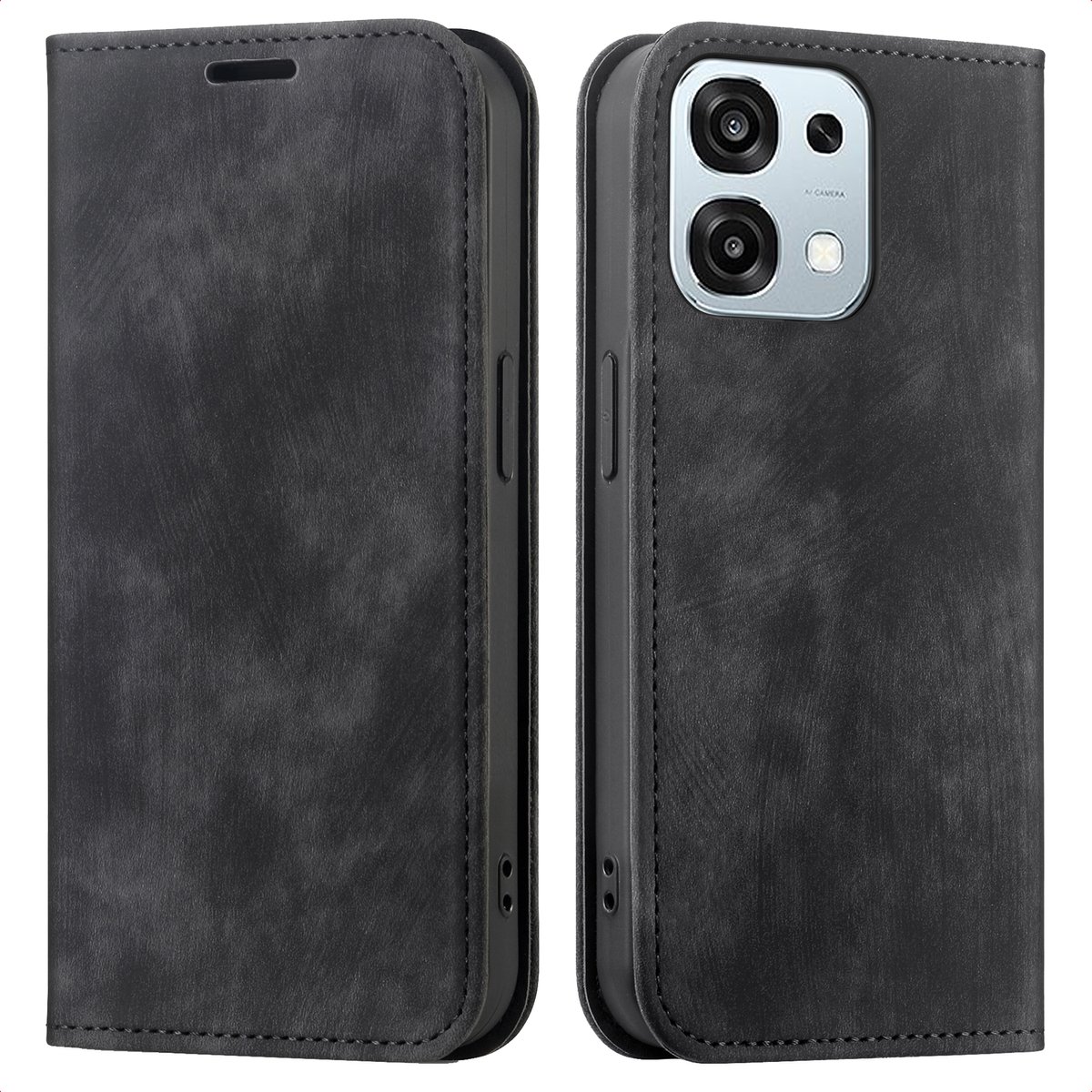 imoshion Hoesje - Geschikt voor Oppo A6 Pro (5G) - Slim Bookcase - Zwart
