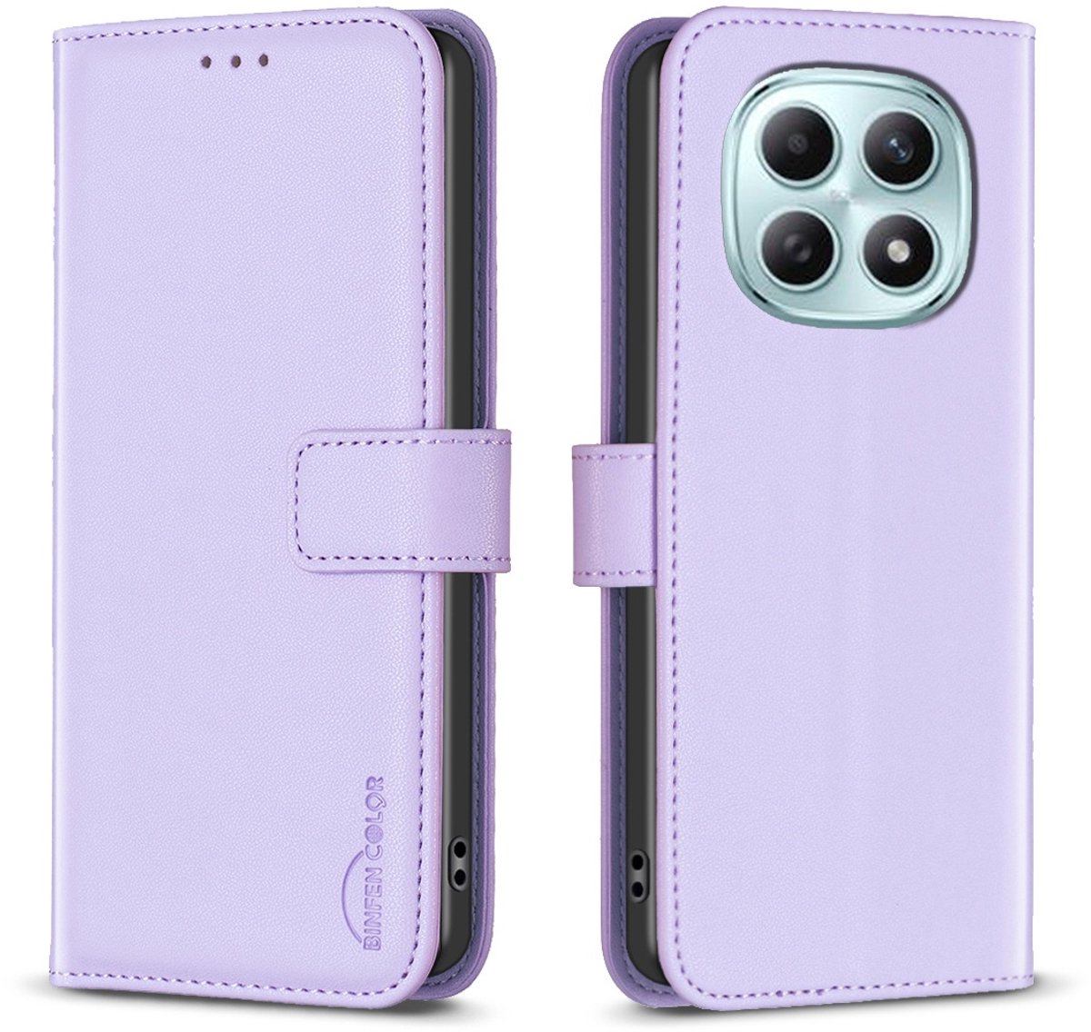 BINFEN Hoesje - Geschikt voor Xiaomi Redmi Note 15 / Poco M8 Hoesje - BINFEN Color Book Case - Lavendel