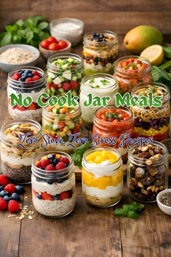 Jars Recipes- No Cook Jar Meals - cover