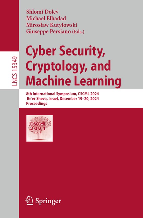 Lecture Notes in Computer Science15349- Cyber Security, Cryp ... - cover