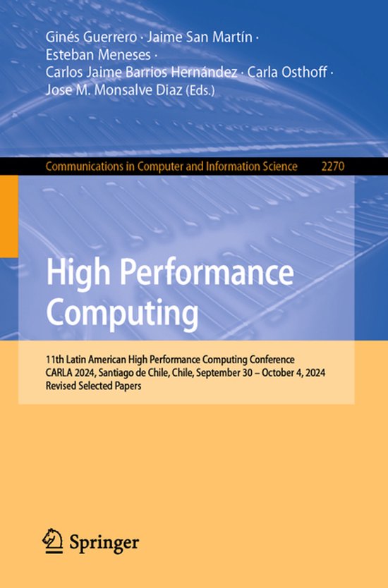 Communications in Computer and Information Science2270- High ... - cover